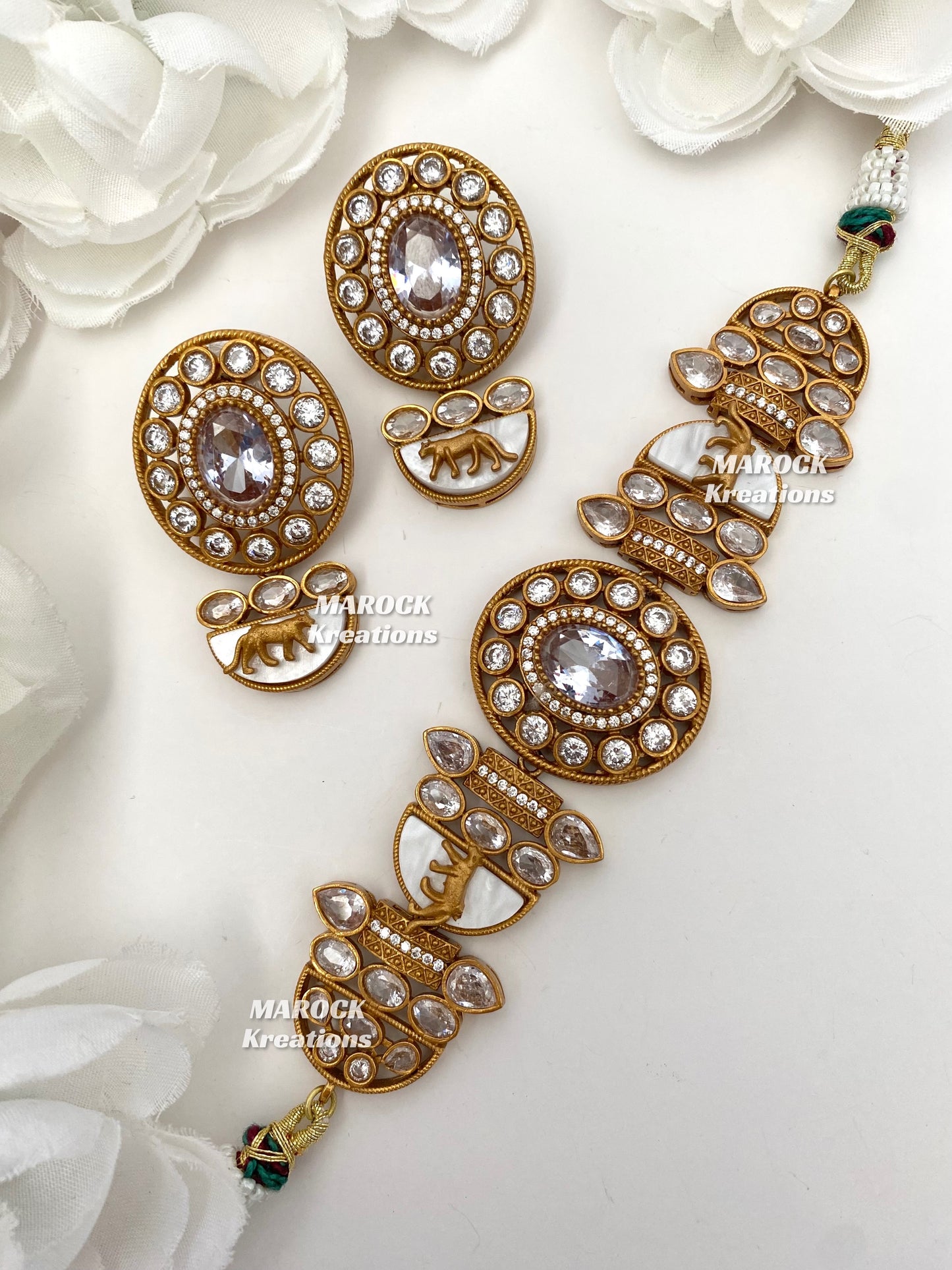 Marina Sabyasachi inspired Kundan Statement choker set