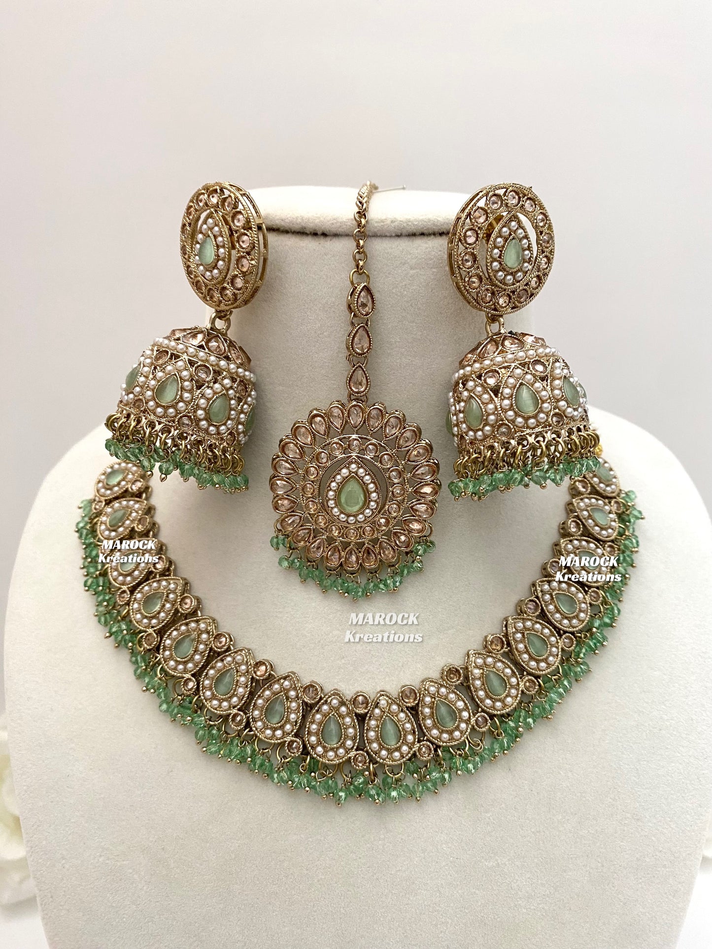 Tina Antique Polki Necklace set