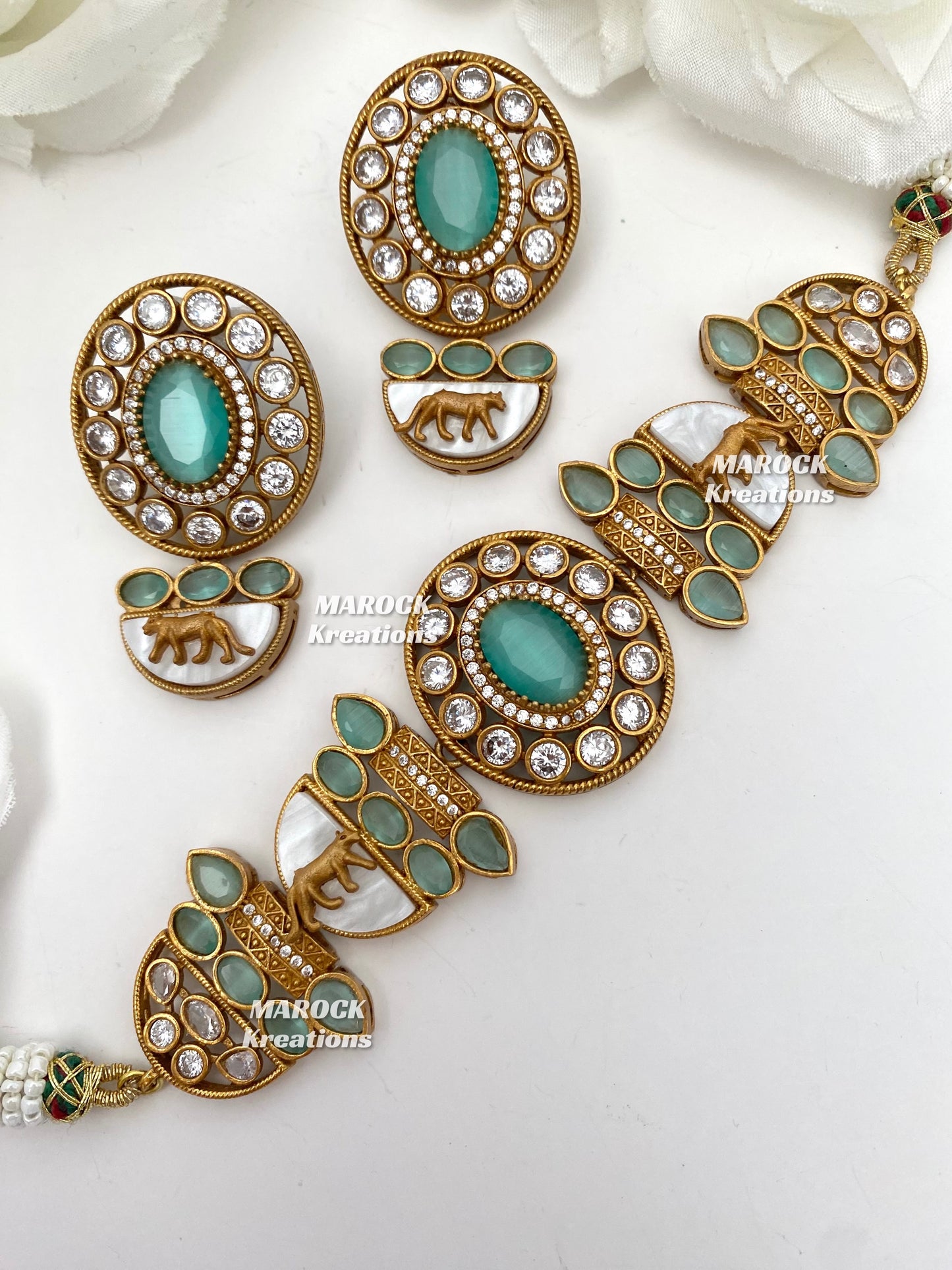 Marina Sabyasachi inspired Kundan Statement choker set