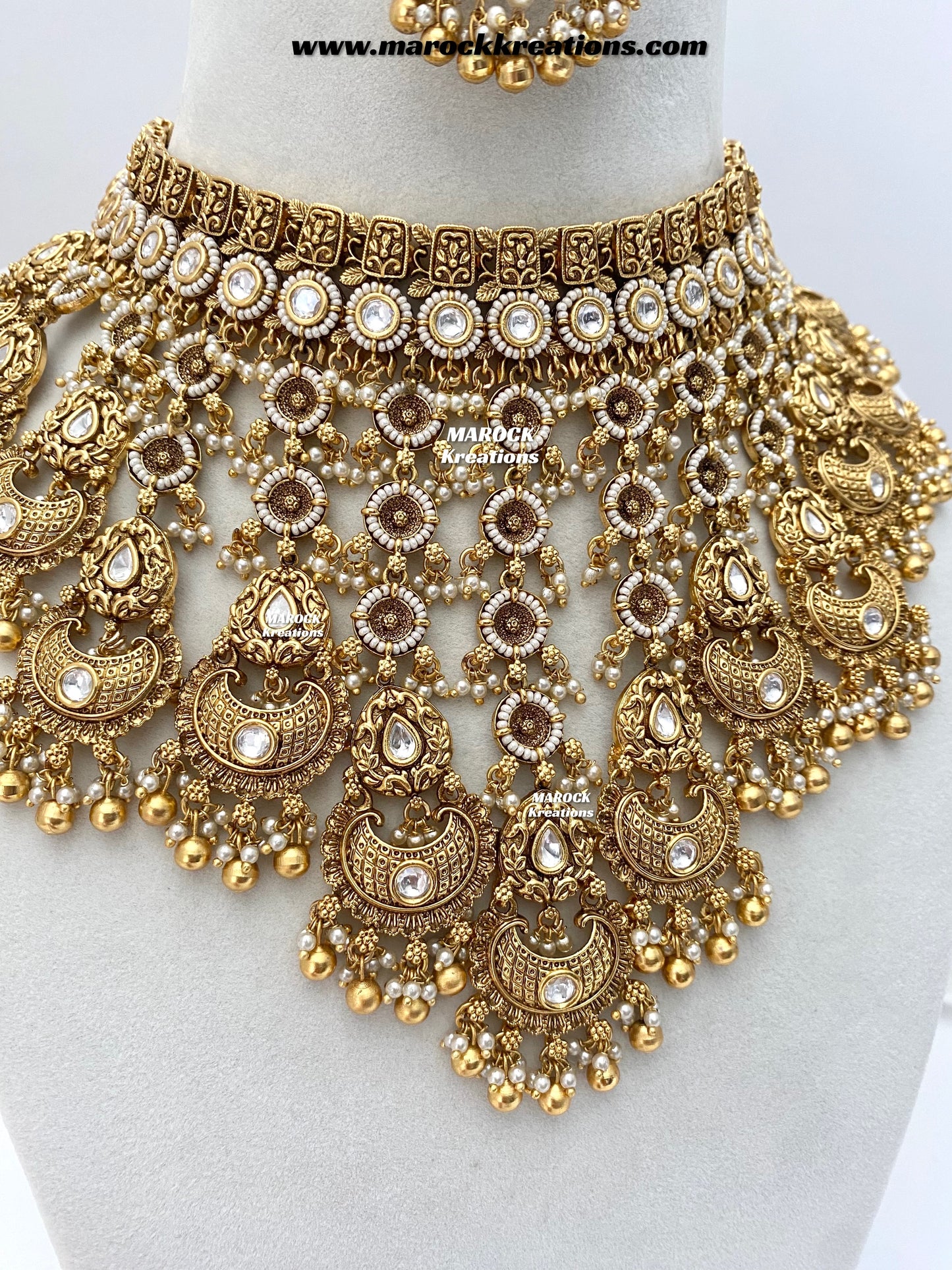 Milan Premium Quality Gold Plated Bridal set