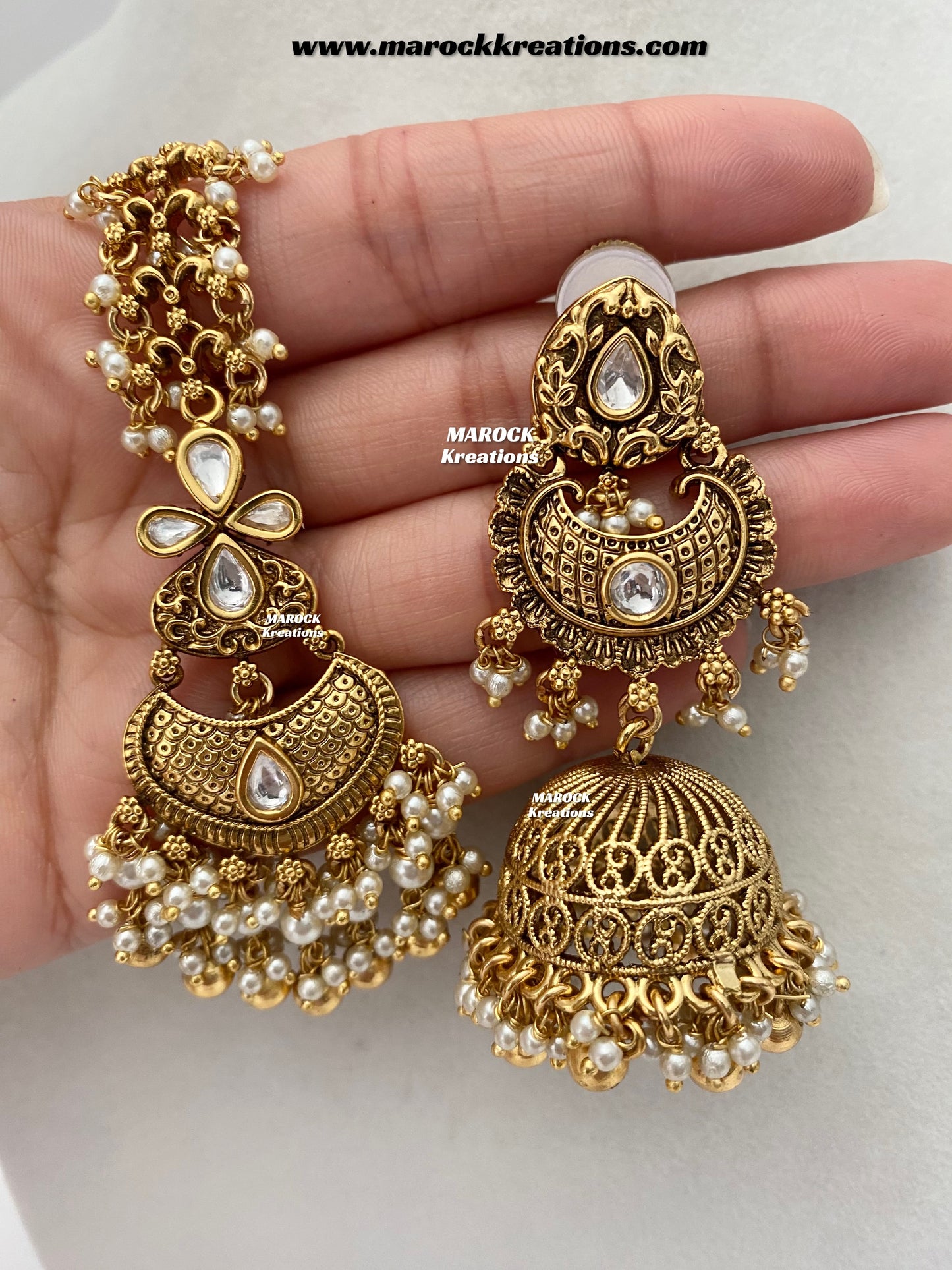 Milan Premium Quality Gold Plated Bridal set