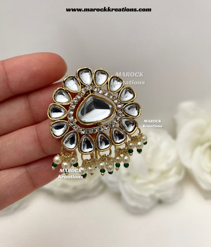 Kundan hair pins/Braid and bun pins