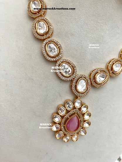 Mariam Tyani inspired Premium Quality Kundan Necklace set