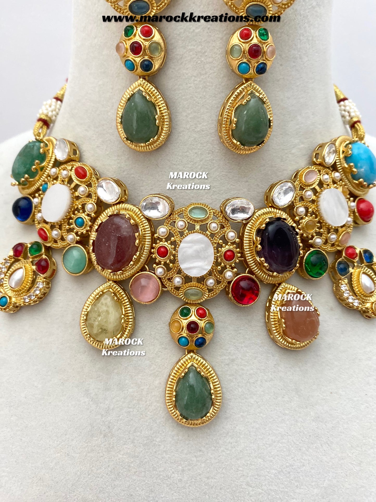 Zoyi Premium quality Sabyasachi inspired Statement necklace set