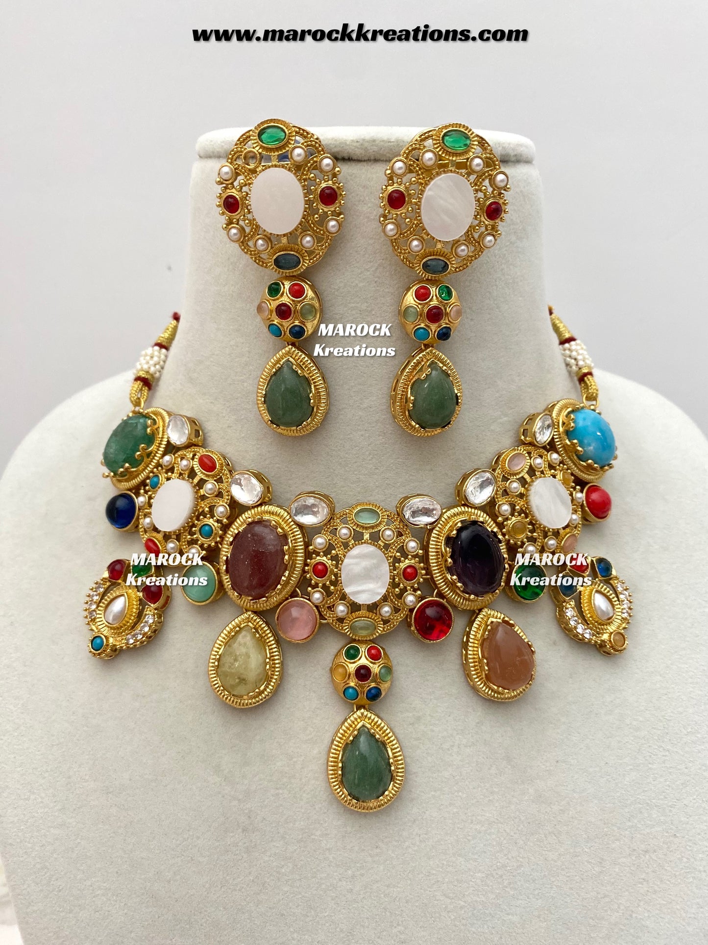 Zoyi Premium quality Sabyasachi inspired Statement necklace set