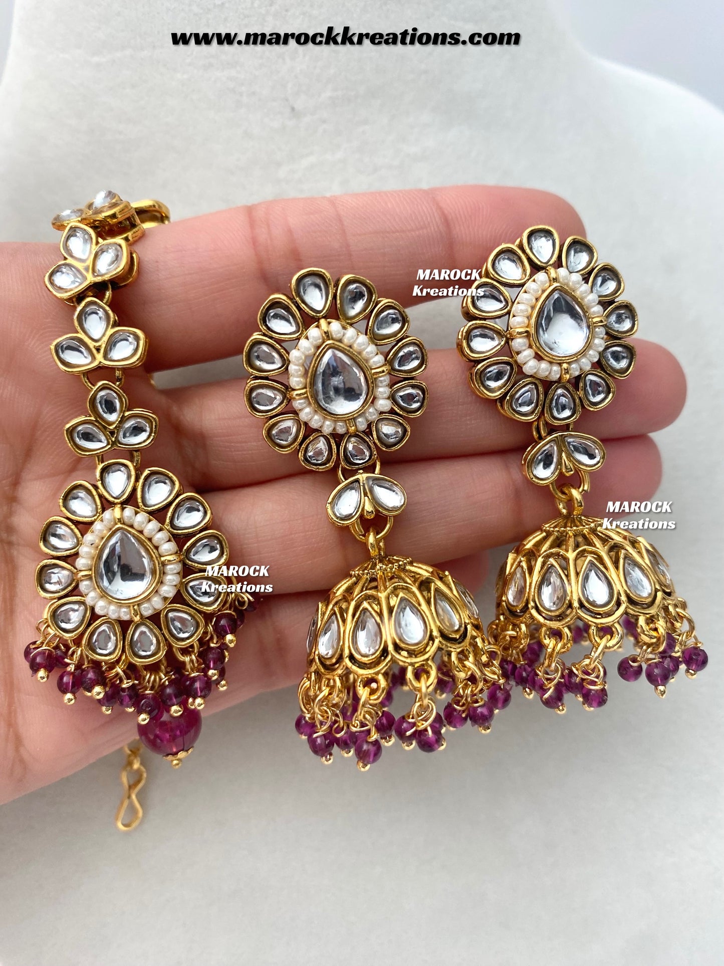 Shaneel Premium quality Kundan Choker set