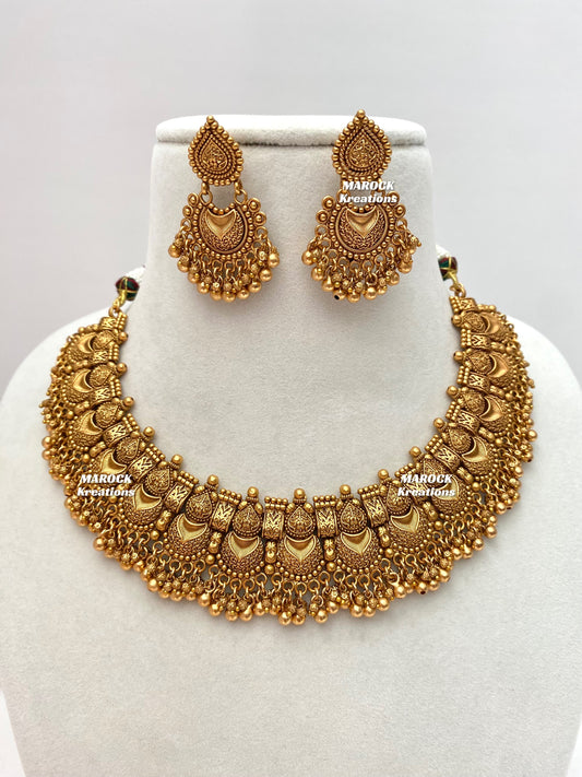 Muskan Premium Quality Gold plated exclusive Necklace set