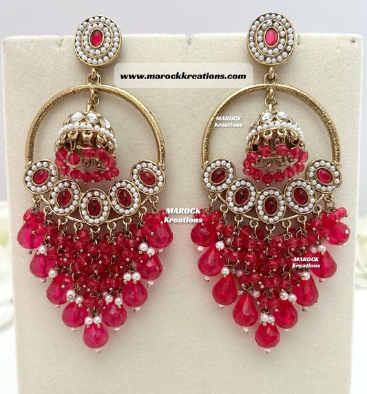 Kundan Statement Earrings