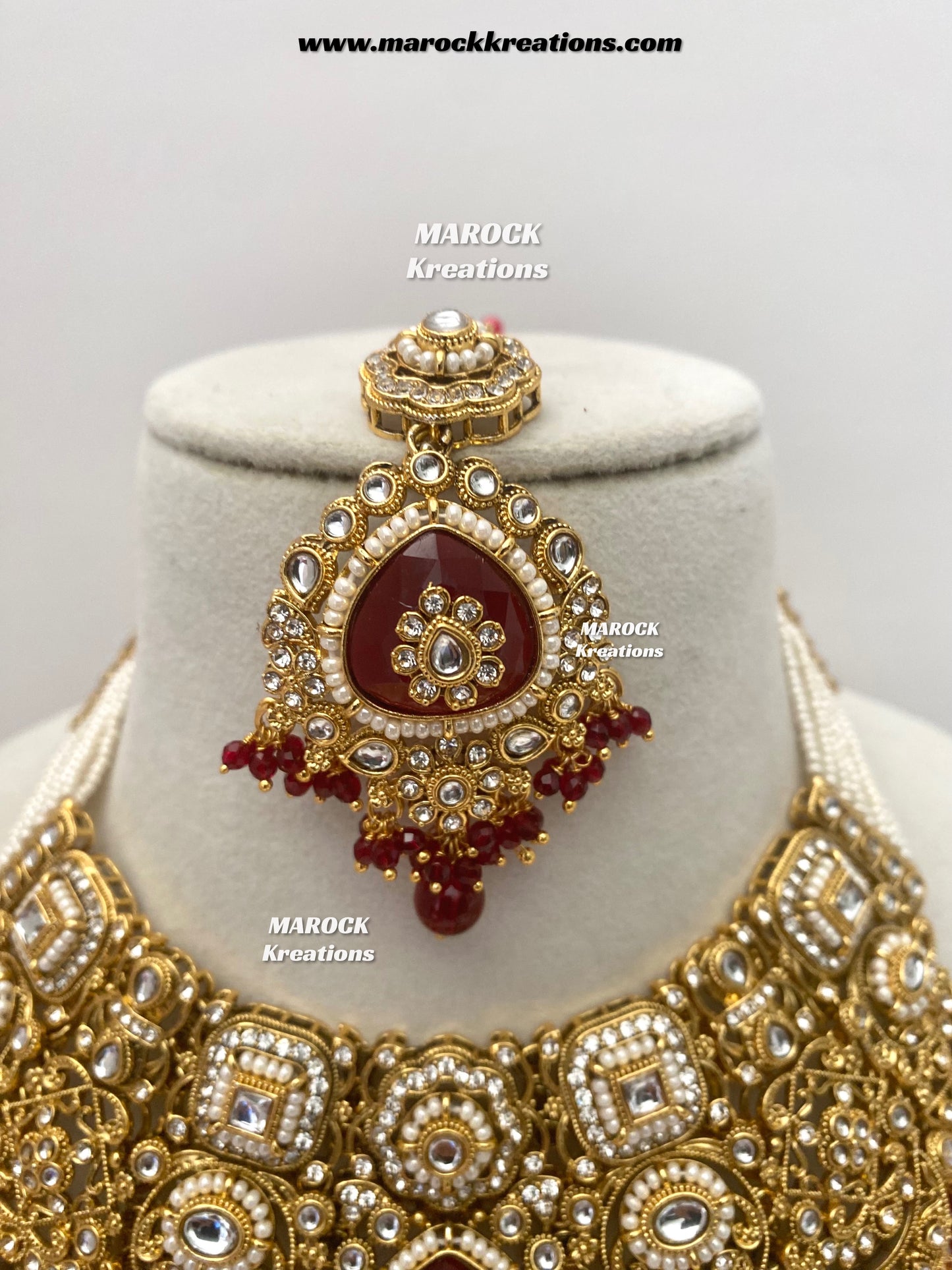 Premium Quality Kundan Bridal set/Indian bridal jewelry
