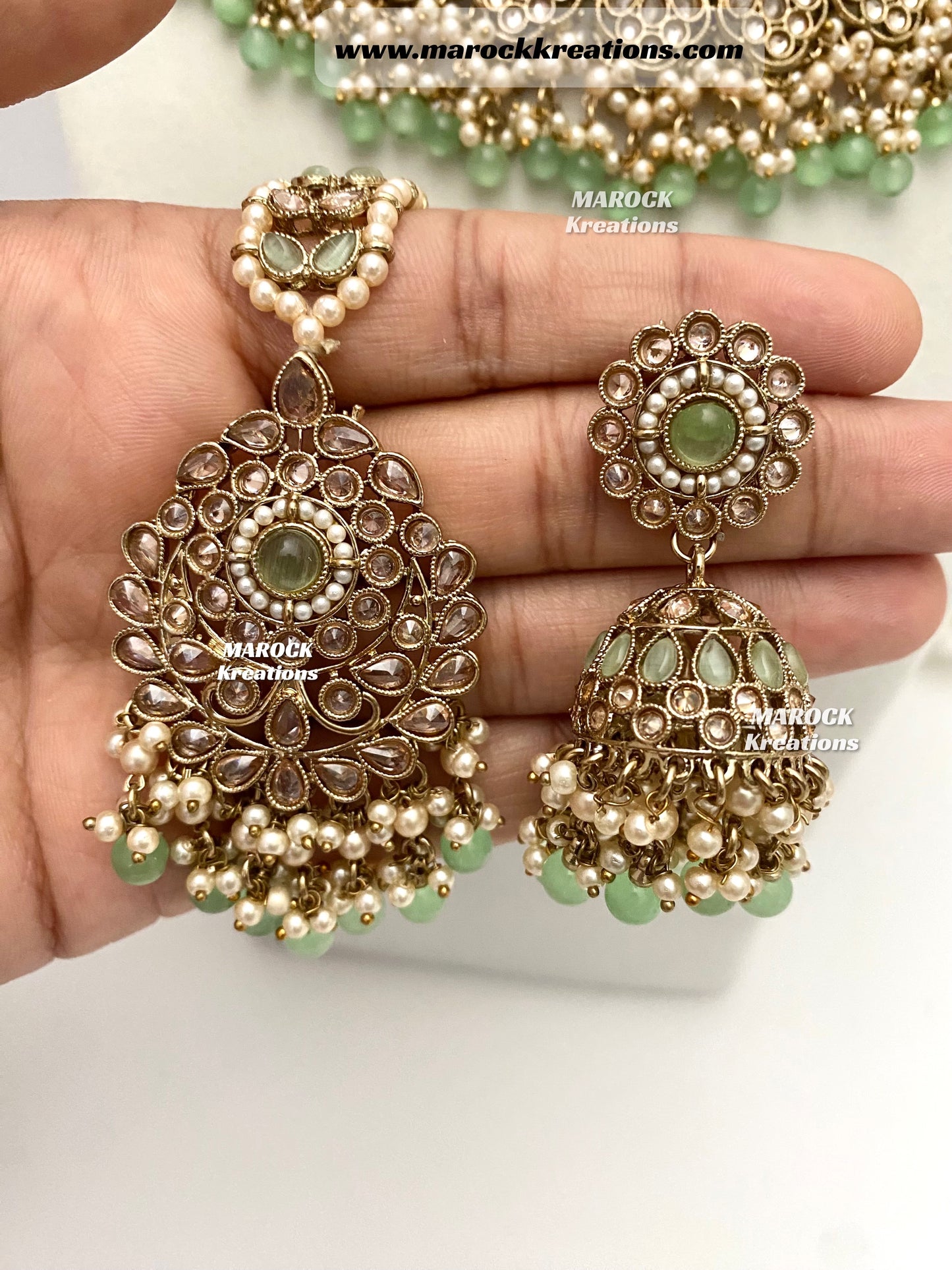 Aalia Antique Polki Necklace set