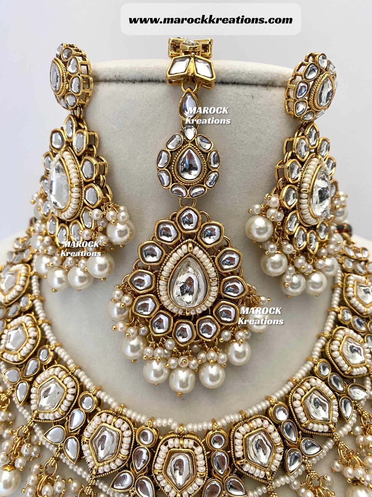 Sania Premium Quality Kundan Necklace set