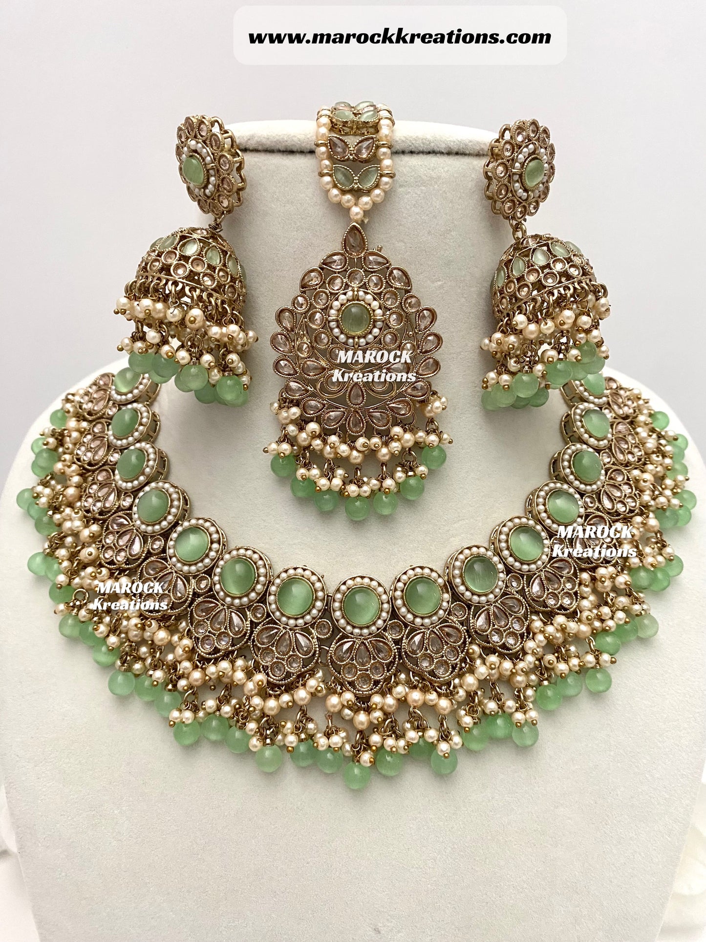 Aalia Antique Polki Necklace set