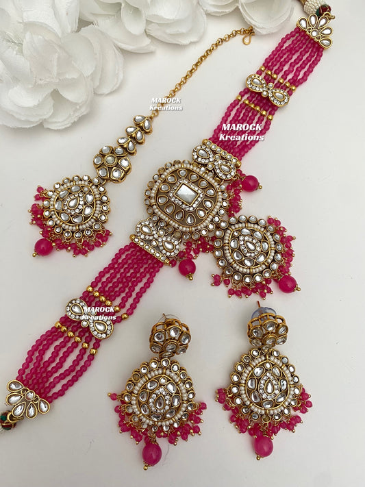 Simona Premium Quality Kundan Choker set