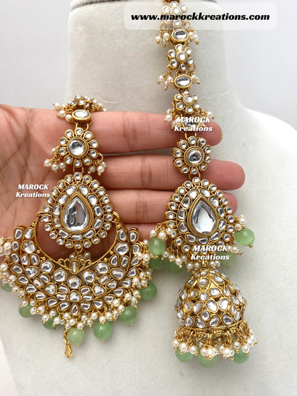 Reet Premium Quality Kundan Statement Necklace set/Bridal set