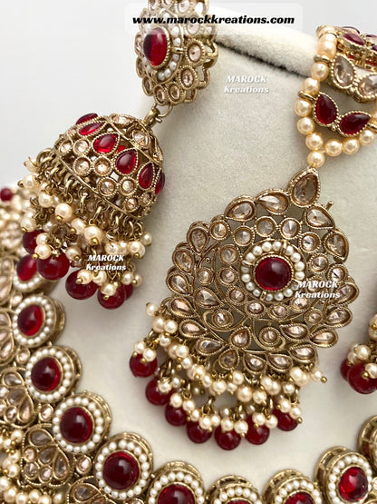 Aalia Antique Polki Necklace set