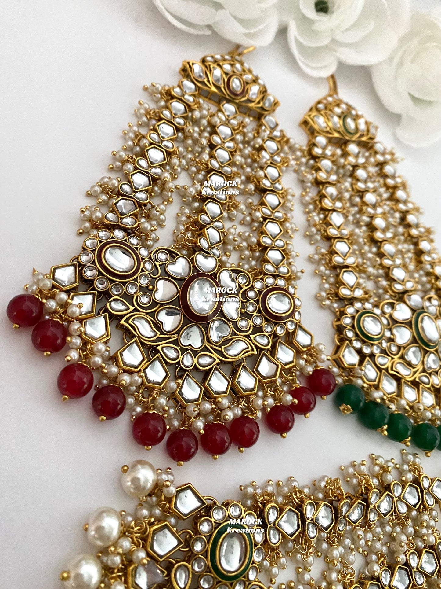 Oversized Kundan Jhoomer/Passa