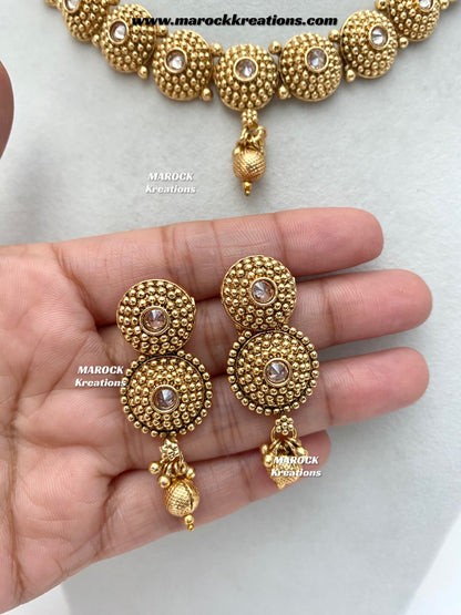 Upasna Premium Quality Gold plated necklace set