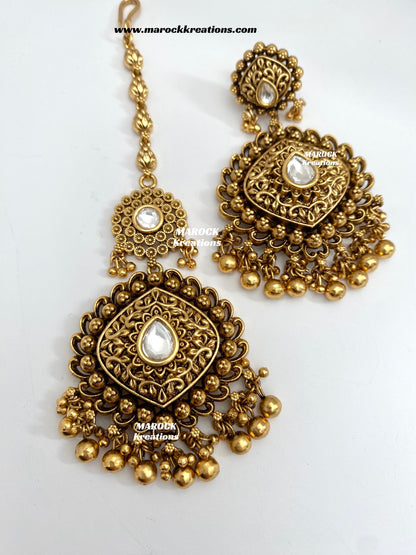 Manara Premium Quality Gold Plated Bridal set
