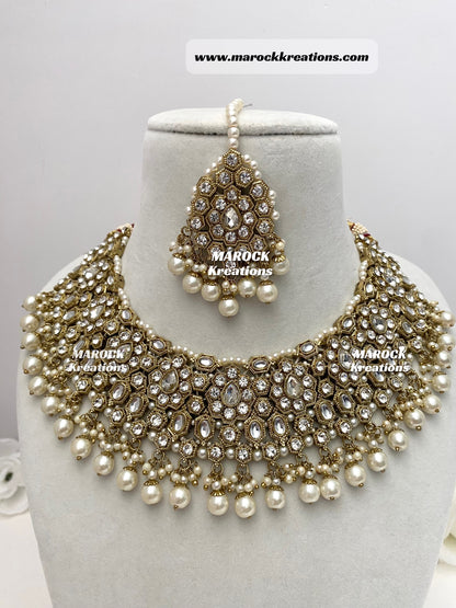 Kundan/Stone Necklace set