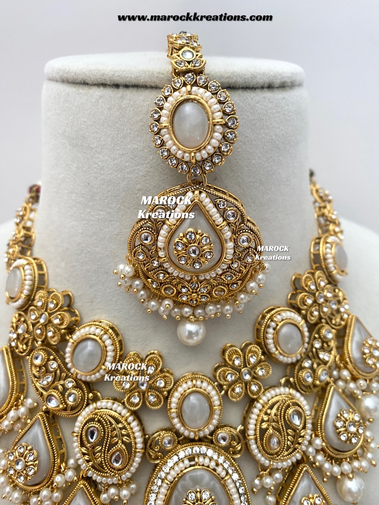Rufsana Sabyasachi inspired Premium Quality Kundan statement necklace set