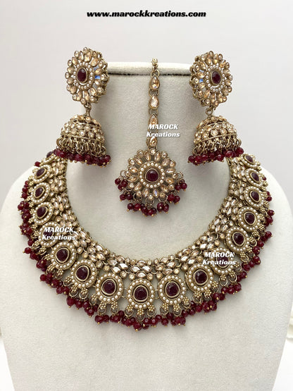 Sameera Polki Necklace set