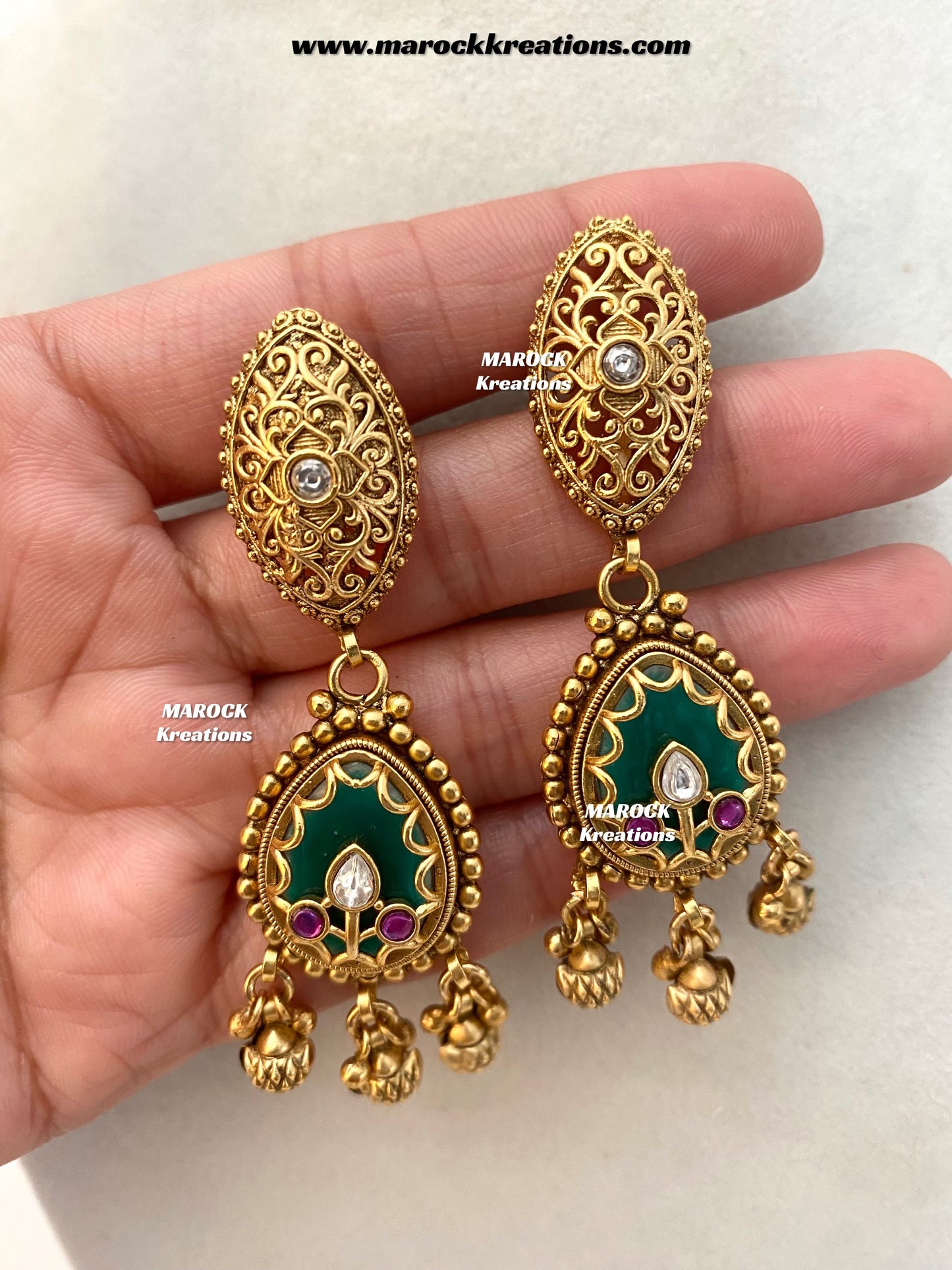 Rimal Premium Quality exclusive Gold Plated heritage necklace set