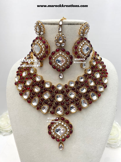 Roksana Sabyasachi inspired Premium Quality Kundan Statement Necklace set
