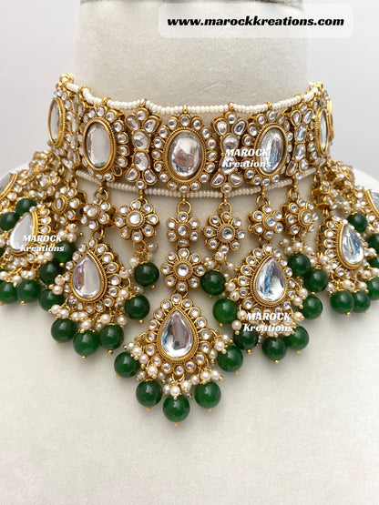 Reet Premium Quality Kundan Statement Necklace set/Bridal set