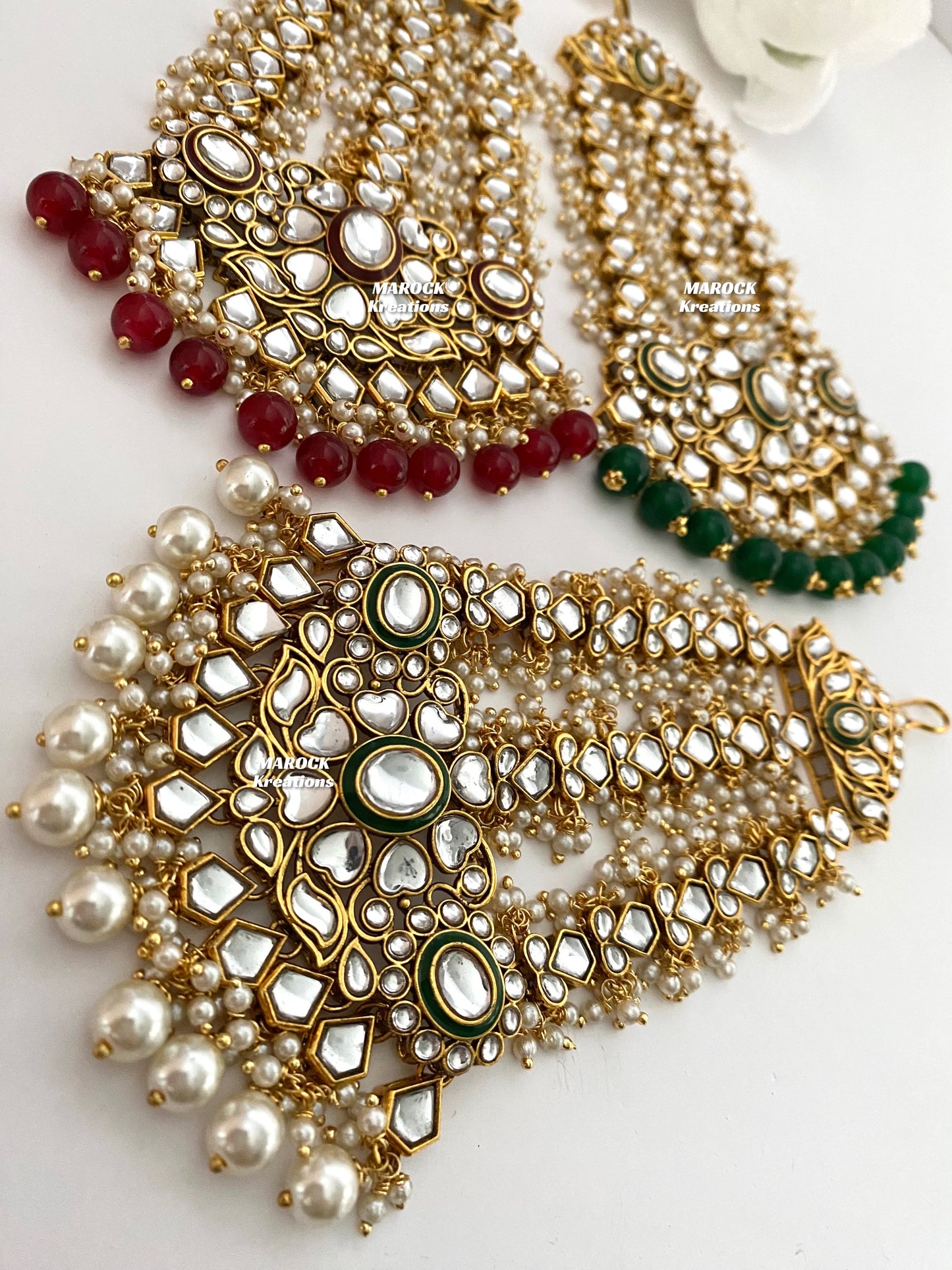 Oversized Kundan Jhoomer/Passa