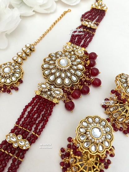 Ginni Premium Quality Kundan choker set