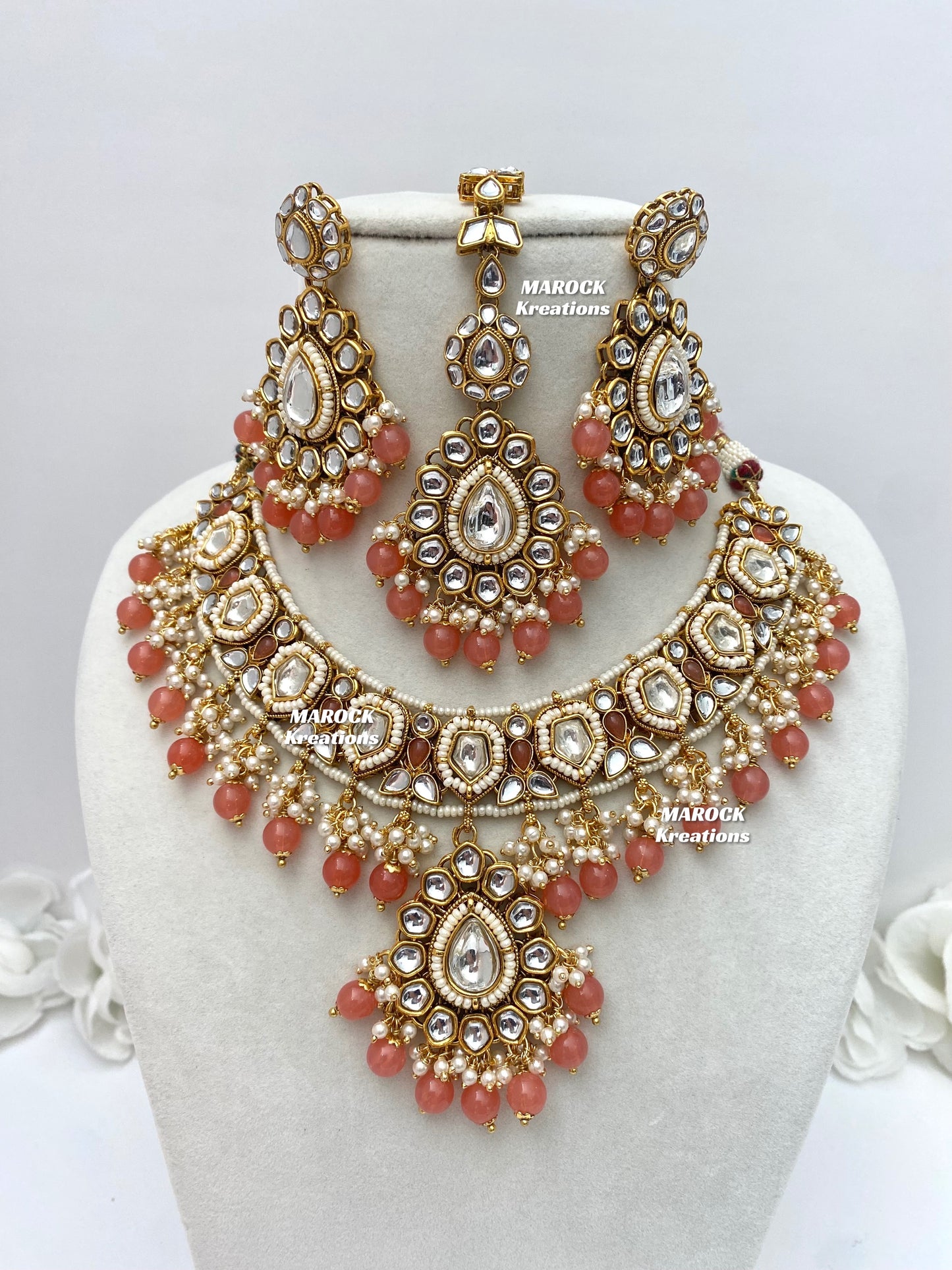 Sania Premium Quality Kundan Necklace set