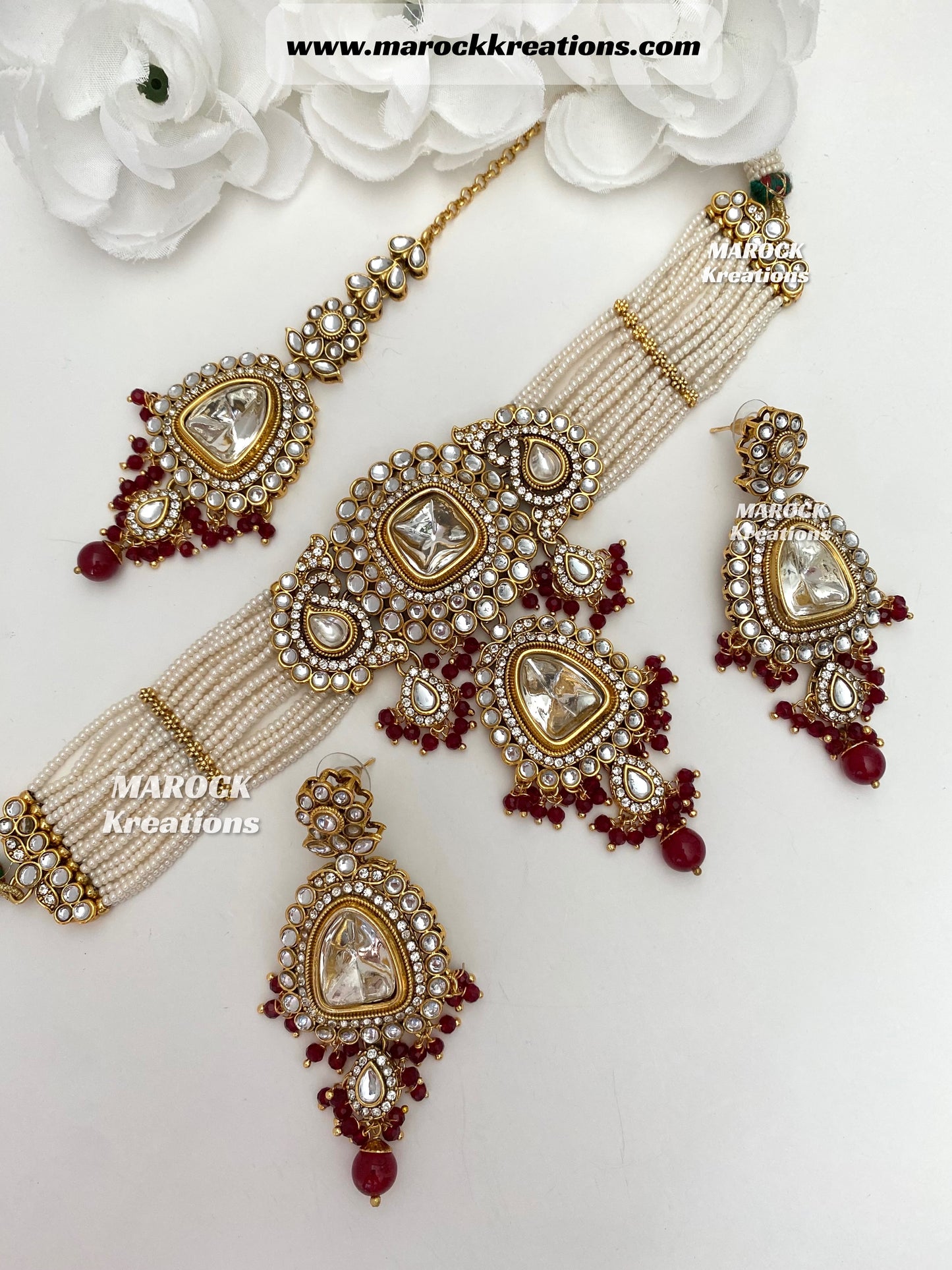 Aarzoo Kundan Statement Choker set