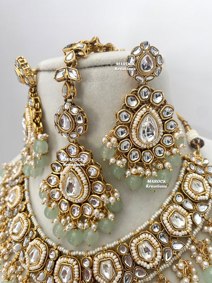 Sania Premium Quality Kundan Necklace set