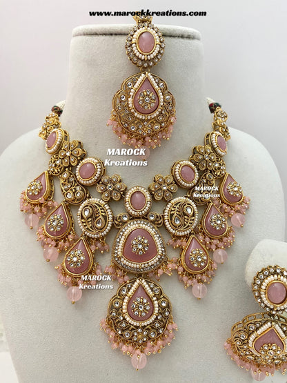 Rufsana Sabyasachi inspired Premium Quality Kundan statement necklace set