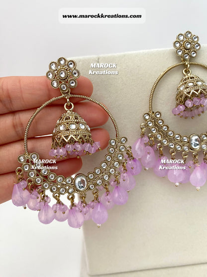 Kundan statement Earrings