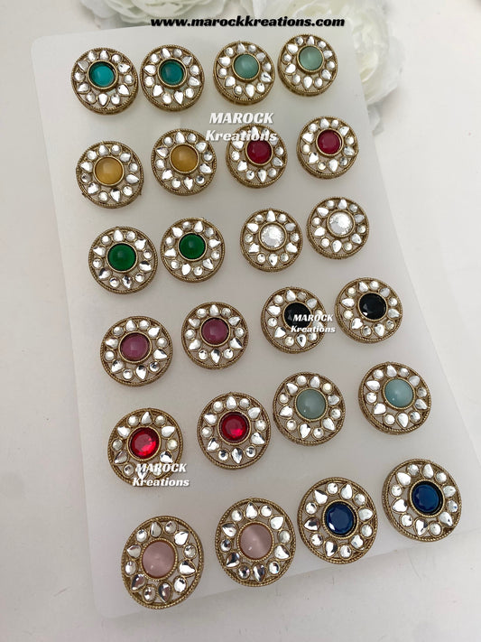 Uncut Kundan Studs/Earrings