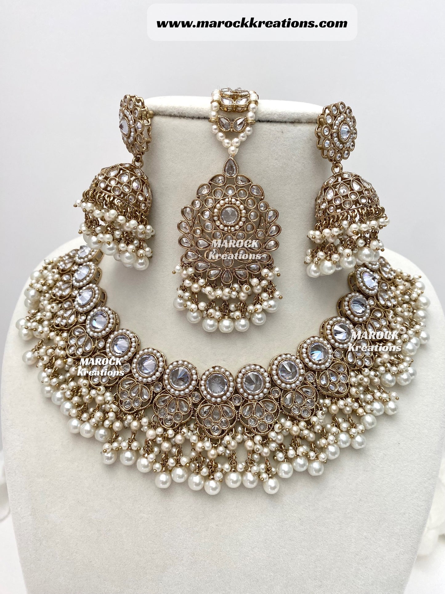 Aalia Antique Polki Necklace set