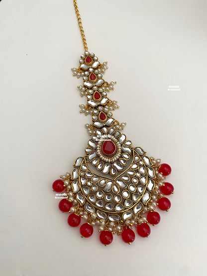 Bhavika Premium Quality Kundan choker/Necklace set