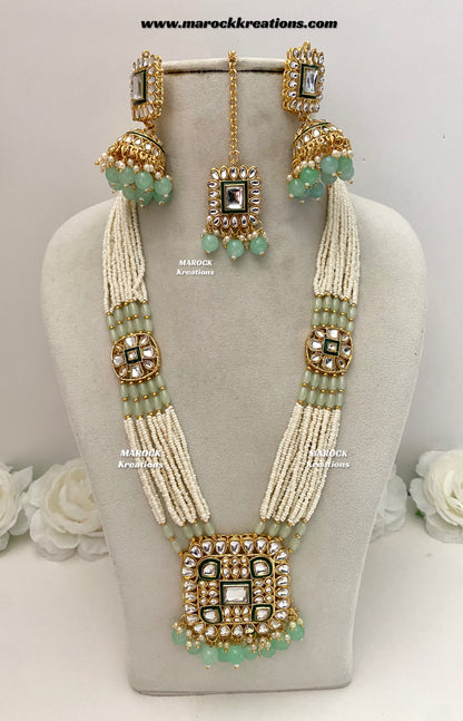 Prashi Kundan Rani haar set