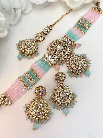 Simona Premium Quality Kundan Choker set