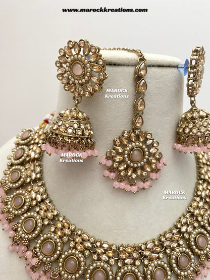 Sameera Polki Necklace set