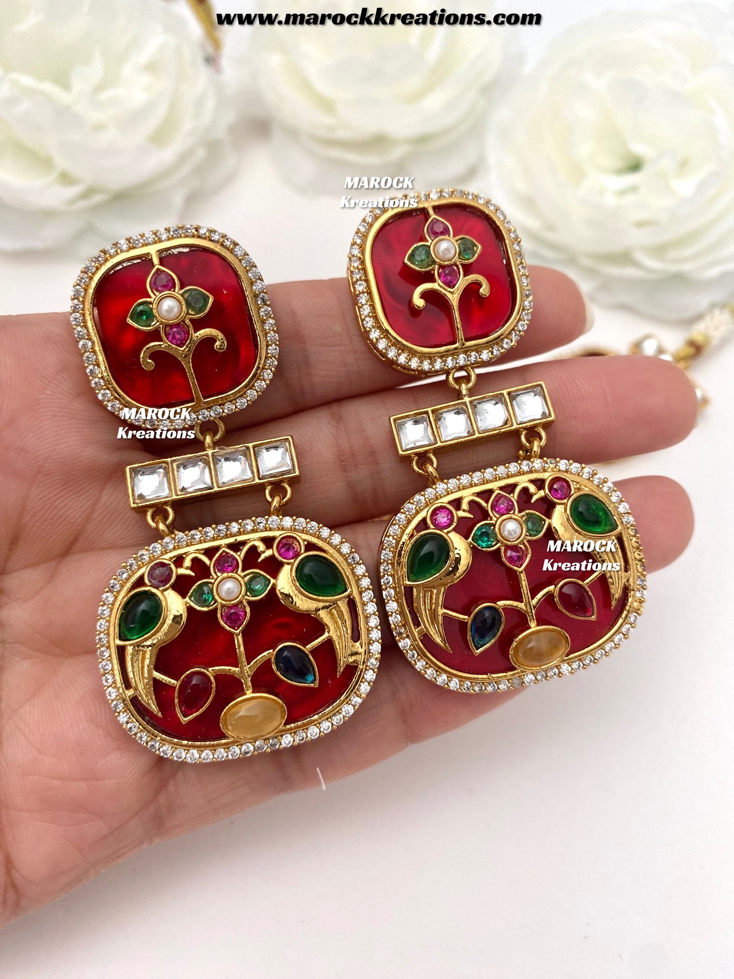 Swati Premium Quality sabyasachi inspired Statement kundan choker set