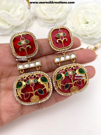 Swati Premium Quality sabyasachi inspired Statement kundan choker set