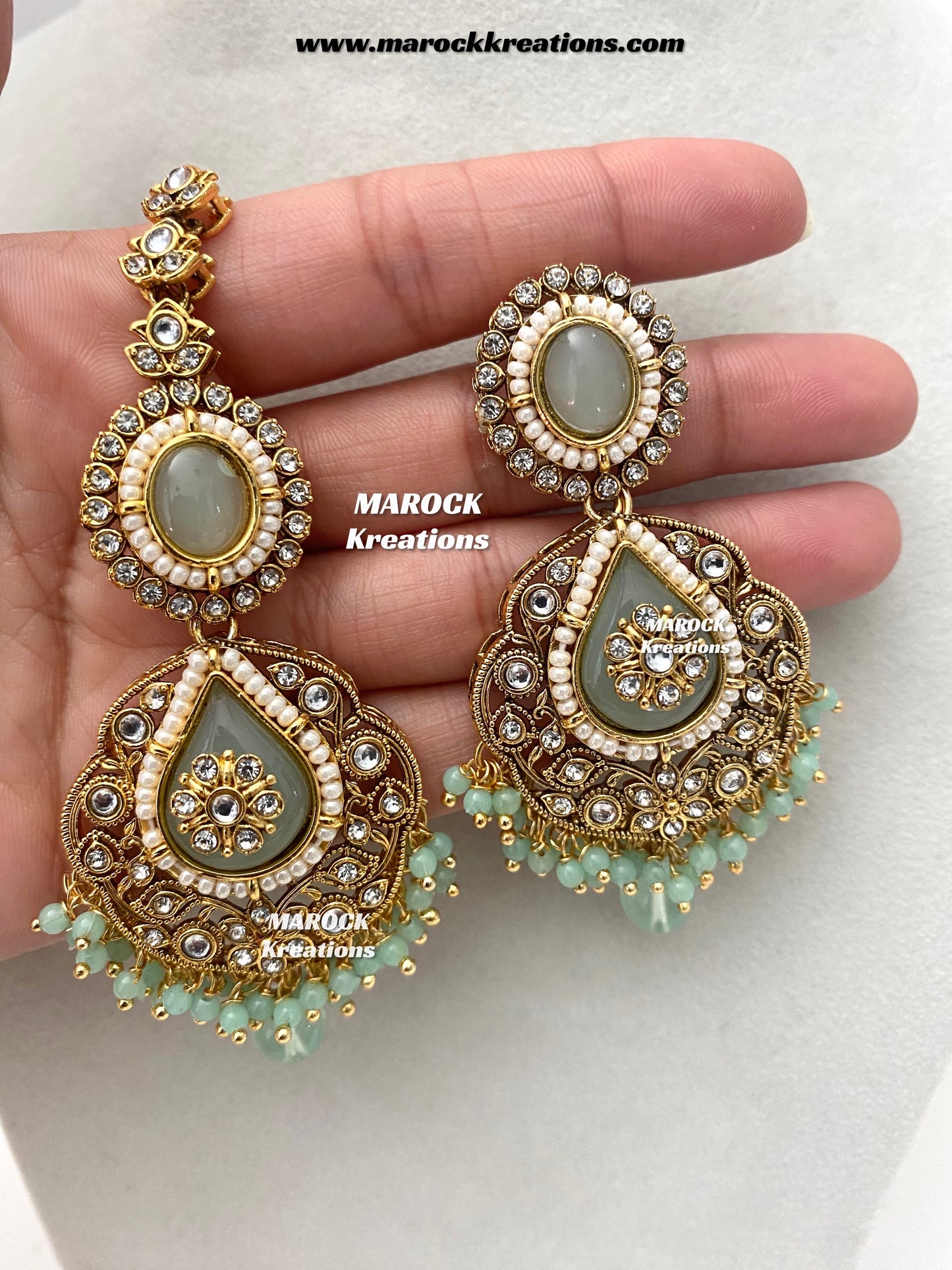 Rufsana Sabyasachi inspired Premium Quality Kundan statement necklace set