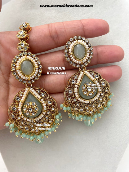 Rufsana Sabyasachi inspired Premium Quality Kundan statement necklace set