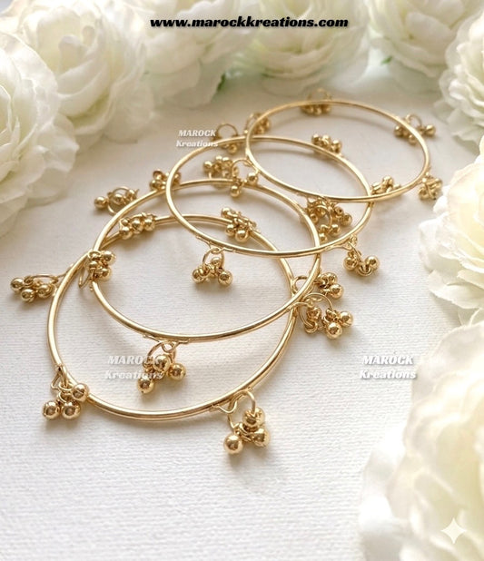 Farina Golden Kashmiri bangles (come in a pair-set of 2)
