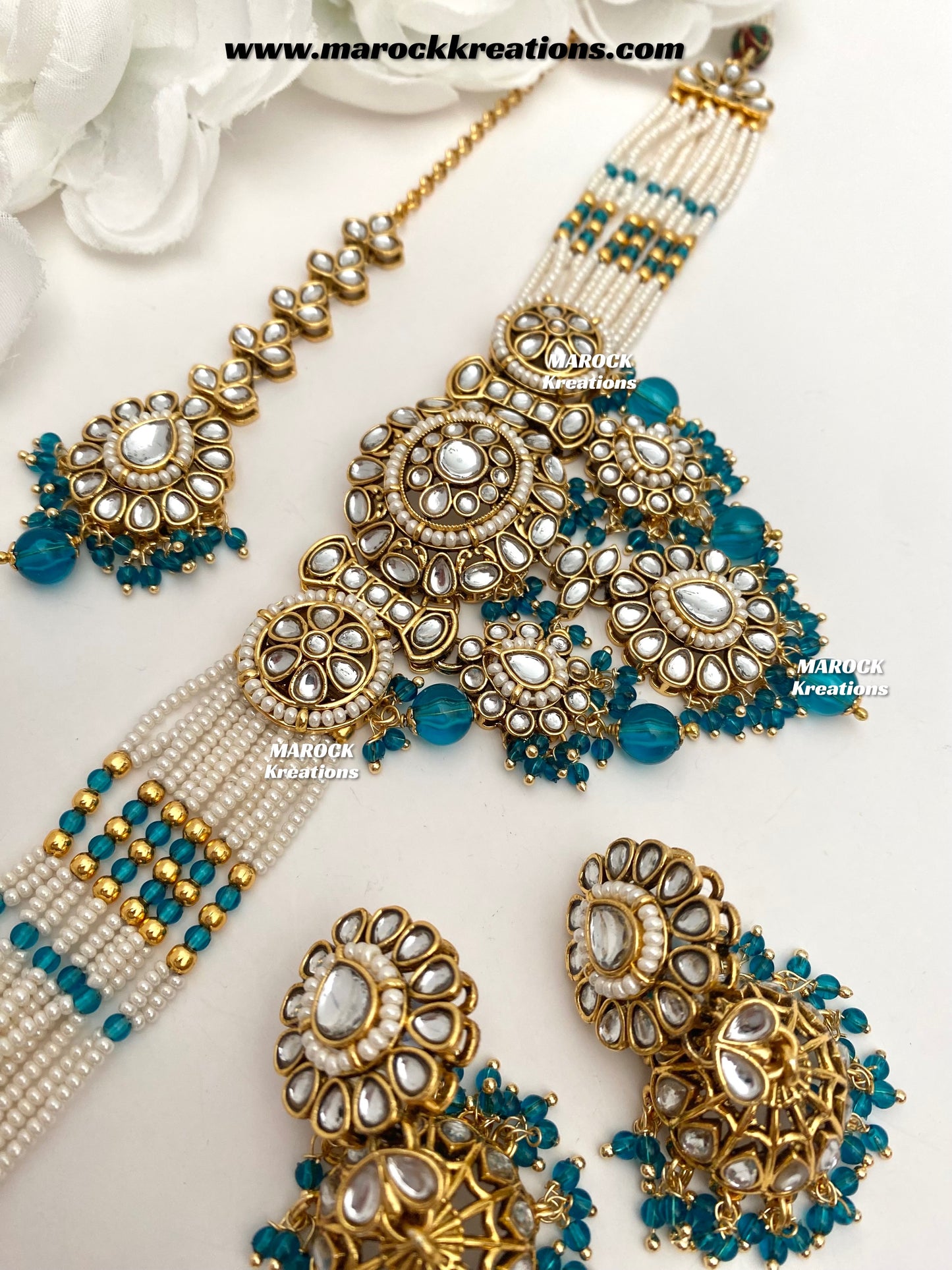 Shaneel Premium quality Kundan Choker set