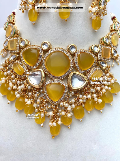 Kundan Statement Necklace set