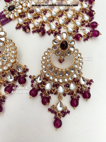 Yasmin premium quality Kundan Statement Choker set