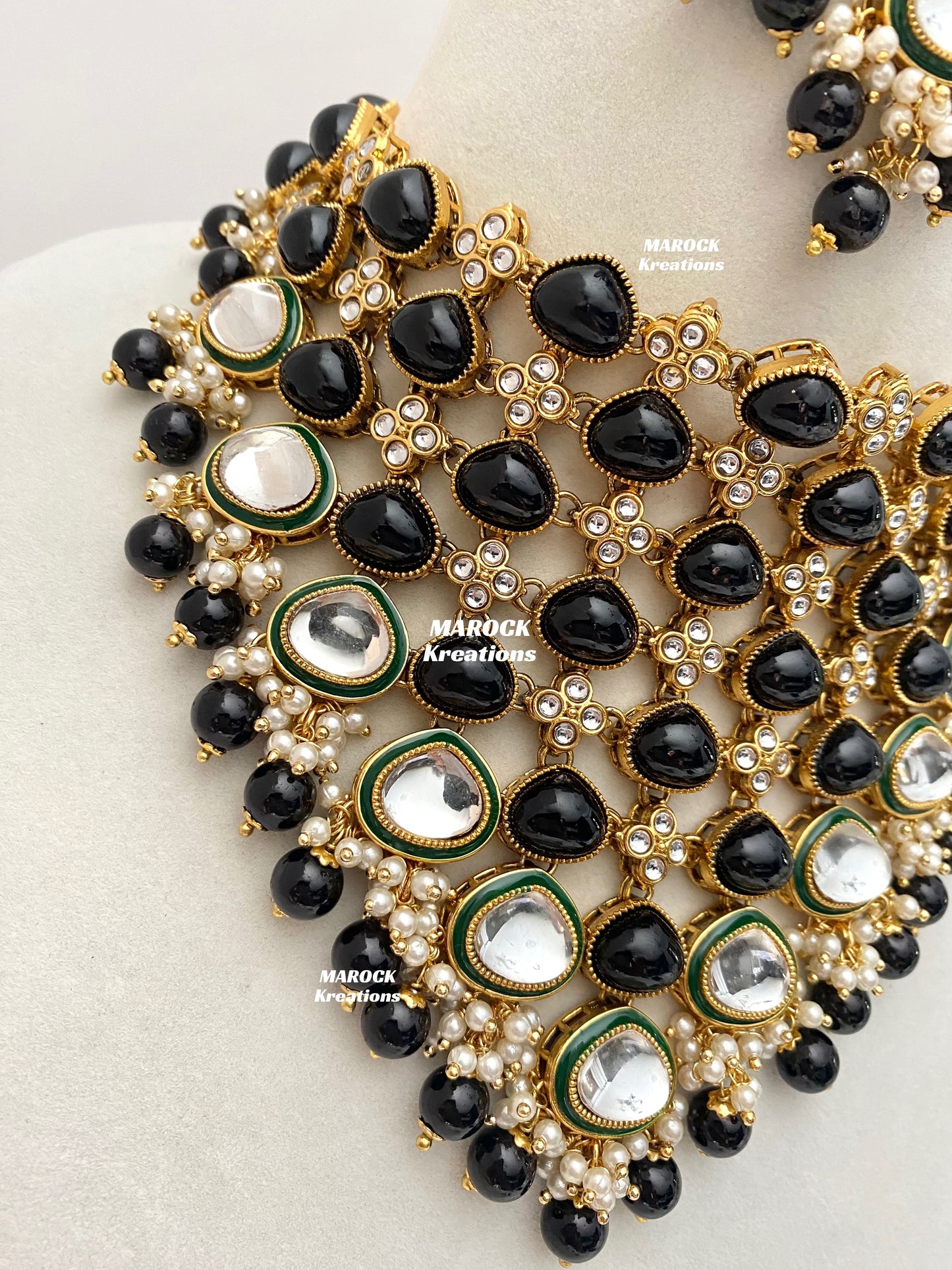 Connie Premium Quality Statement Kundan Necklace/Bridal set